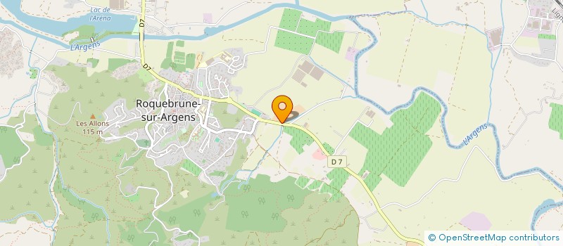 localisation de l'entreprise MONSIEUR ERIC FRANCO à ROQUEBRUNE-SUR-ARGENS
