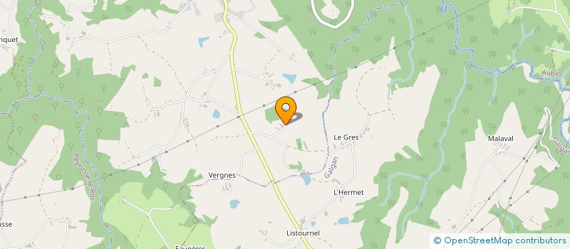 localisation de l'entreprise MONSIEUR ERIC FRANCOIS  LES ALBRES