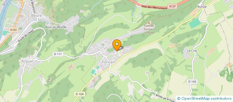 localisation de l'entreprise MONSIEUR ERIC FRANCOIS  FONTAIN