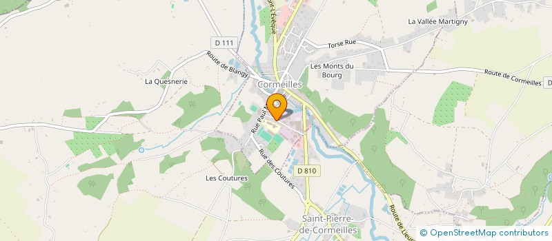 localisation de l'entreprise MONSIEUR ERIC FRANCOIS  EPAIGNES