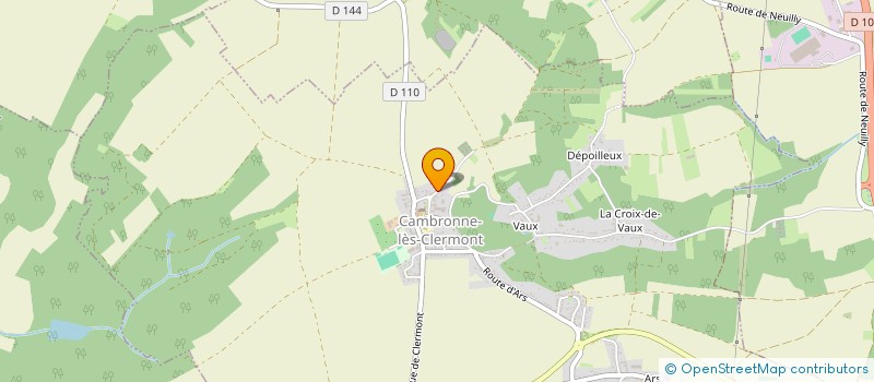 localisation de l'entreprise MONSIEUR ERIC FRANCOIS  CAMBRONNE-LES-CLERMONT