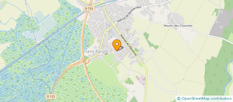 localisation de l'entreprise MONSIEUR ERIC FRANCOIS BRION  SAINT-AGNANT