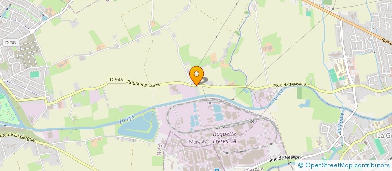 localisation de l'entreprise MONSIEUR ERIC FRANCOTTE  MERVILLE