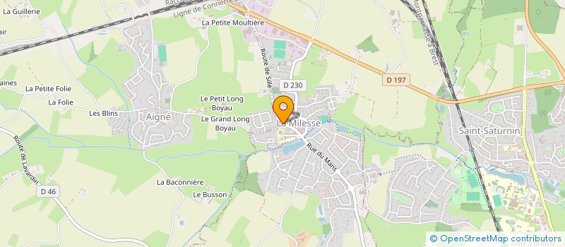 localisation de l'entreprise MONSIEUR ERIC FRAPY  LA MILESSE