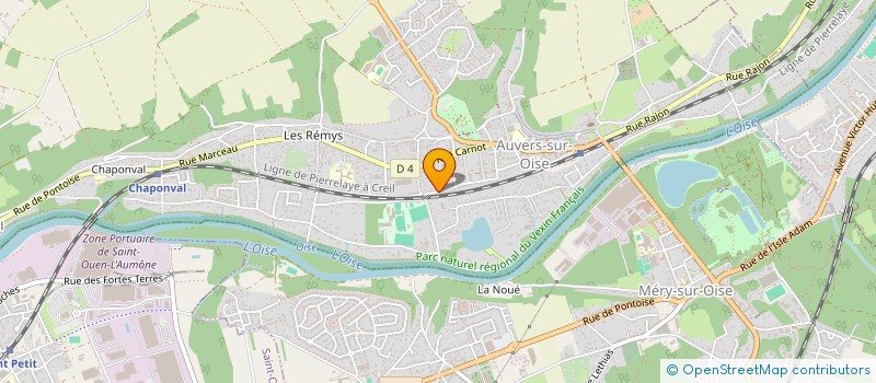 localisation de l'entreprise MONSIEUR ERIC FREDOUILLE  AUVERS-SUR-OISE