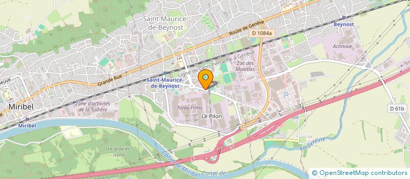 localisation de l'entreprise MONSIEUR ERIC FREIRE à SAINT-MAURICE-DE-BEYNOST