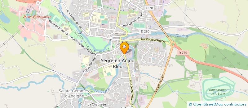 localisation de l'entreprise MONSIEUR ERIC FREMOND  SEGRE-EN-ANJOU BLEU