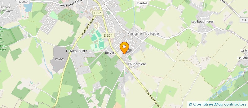 localisation de l'entreprise MONSIEUR ERIC FRENAIS  PARIGNE-L'EVEQUE