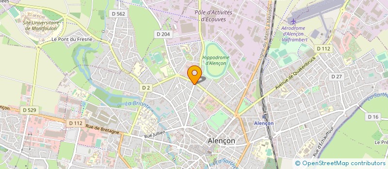 localisation de l'entreprise MONSIEUR ERIC FRENELLE à ALENCON