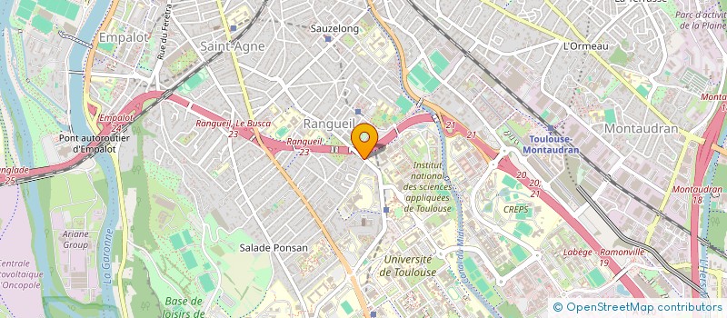 localisation de l'entreprise MONSIEUR ERIC FRETIGNY à TOULOUSE