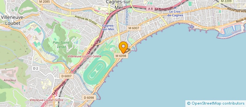 localisation de l'entreprise MONSIEUR ERIC FRIED à CAGNES-SUR-MER