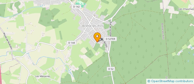 localisation de l'entreprise MONSIEUR ERIC FRIQUET à BRETTE-LES-PINS