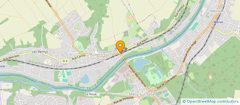 localisation de l'entreprise MONSIEUR ERIC FROGER  AUVERS-SUR-OISE