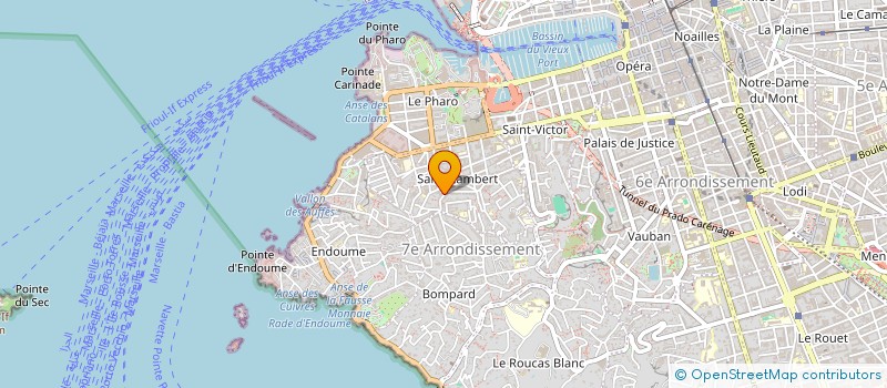 localisation de l'entreprise MONSIEUR ERIC FROMION à MARSEILLE 7EME