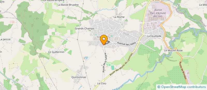 localisation de l'entreprise MONSIEUR ERIC FROMONT  MESSIMY