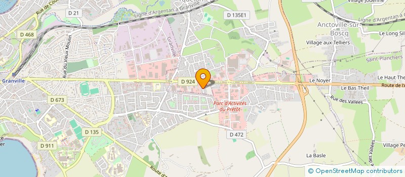 localisation de l'entreprise MONSIEUR ERIC FROMONT  GRANVILLE