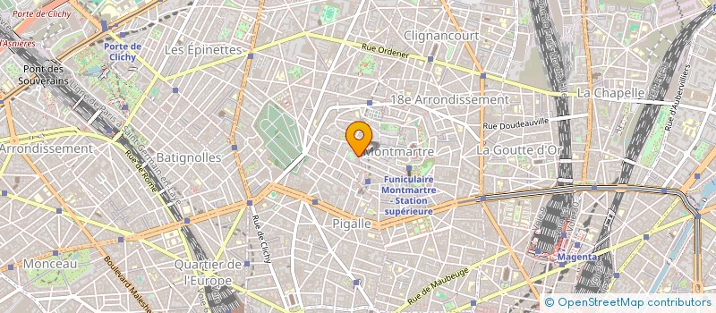 localisation de l'entreprise MONSIEUR ERIC FROMY  PARIS