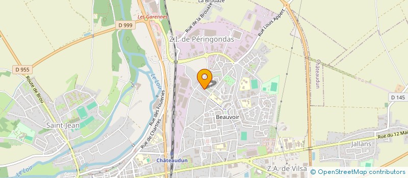 localisation de l'entreprise MONSIEUR ERIC FUSELLIER à CHATEAUDUN