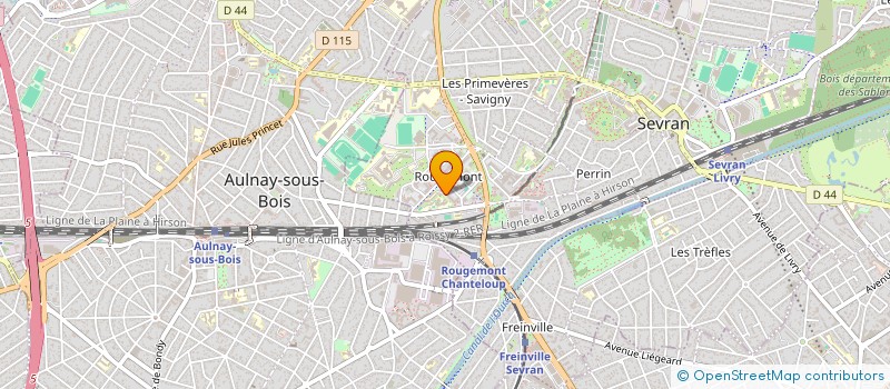 localisation de l'entreprise MONSIEUR ERIC GABET à SEVRAN