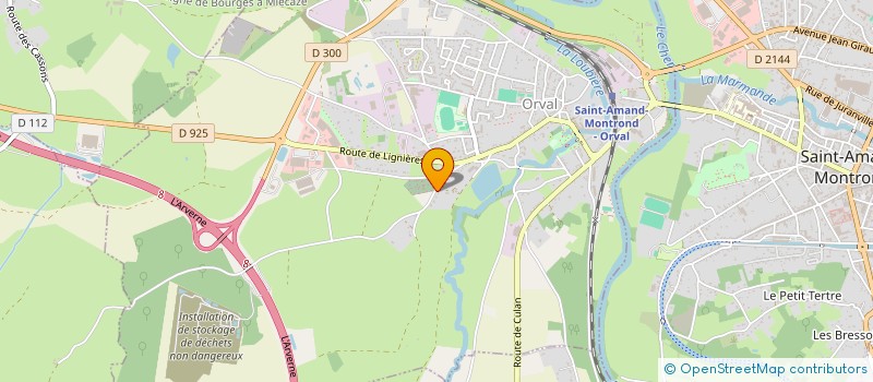 localisation de l'entreprise MONSIEUR ERIC GABILLAT  ORVAL