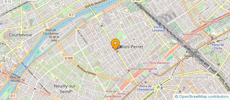 localisation de l'entreprise MONSIEUR ERIC GACHOD à LEVALLOIS-PERRET