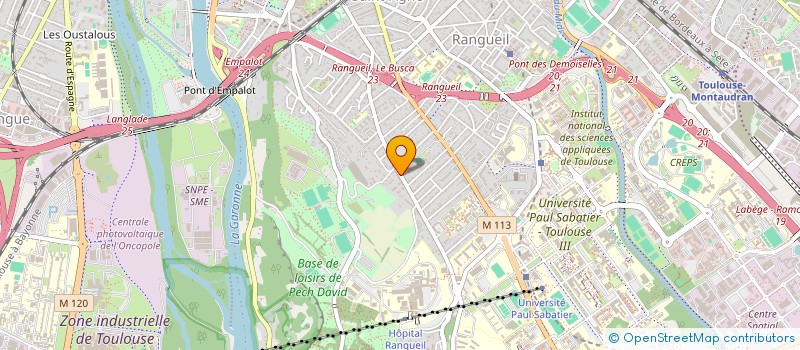 localisation de l'entreprise MONSIEUR ERIC GADCHAUX  TOULOUSE