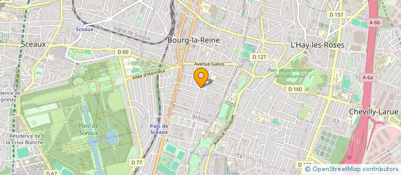 localisation de l'entreprise MONSIEUR ERIC GAILLARD à BOURG-LA-REINE