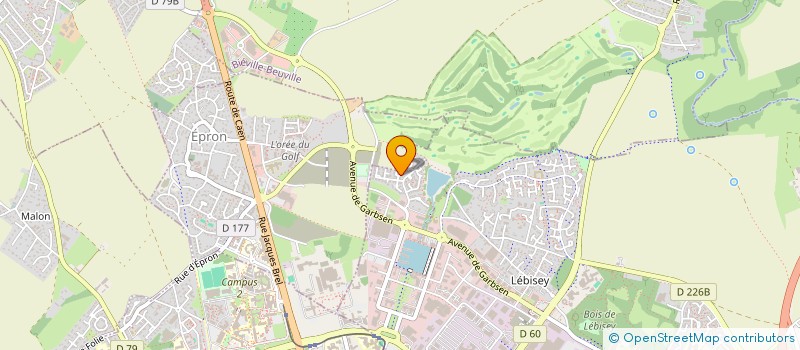 localisation de l'entreprise MONSIEUR ERIC GAILLARD  HEROUVILLE-SAINT-CLAIR