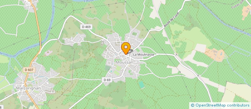 localisation de l'entreprise MONSIEUR ERIC GALIBERT  MOUSSAN