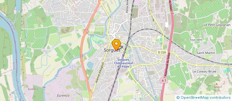 localisation de l'entreprise MONSIEUR ERIC GALLAIRE  SORGUES