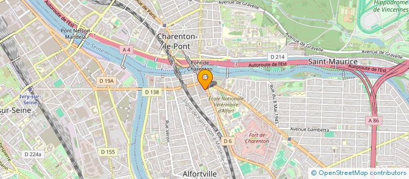 localisation de l'entreprise MONSIEUR ERIC GALLAIS à MAISONS-ALFORT