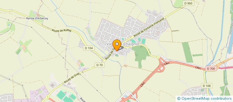 localisation de l'entreprise MONSIEUR ERIC GALLAND  VAROIS-ET-CHAIGNOT