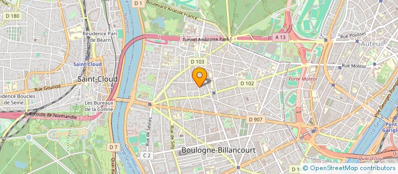 localisation de l'entreprise MONSIEUR ERIC GALLAS à BOULOGNE-BILLANCOURT