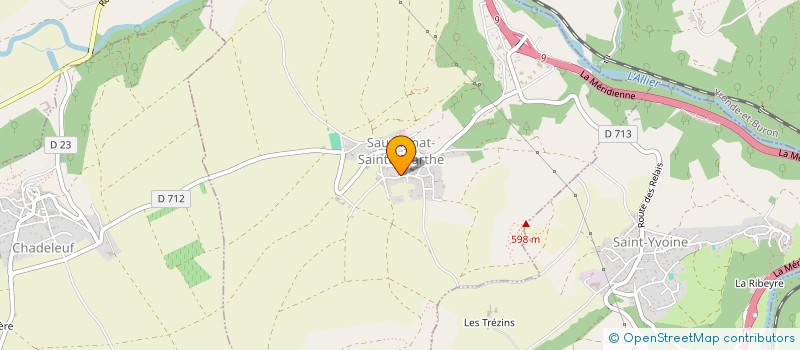 localisation de l'entreprise MONSIEUR ERIC GALLIEN  SAUVAGNAT-SAINTE-MARTHE