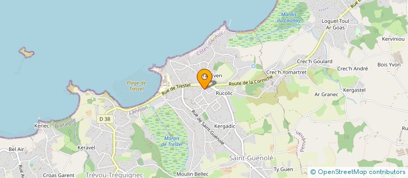 localisation de l'entreprise MONSIEUR ERIC GALLOPEL  TREVOU-TREGUIGNEC