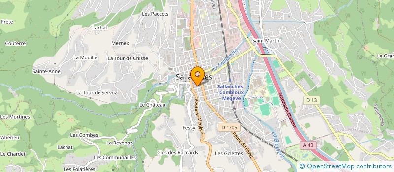 localisation de l'entreprise MONSIEUR ERIC GALMEL à SALLANCHES