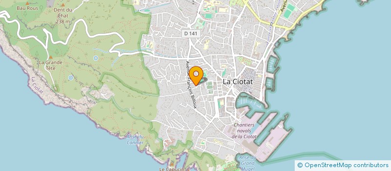 localisation de l'entreprise MONSIEUR ERIC GALY  LA CIOTAT