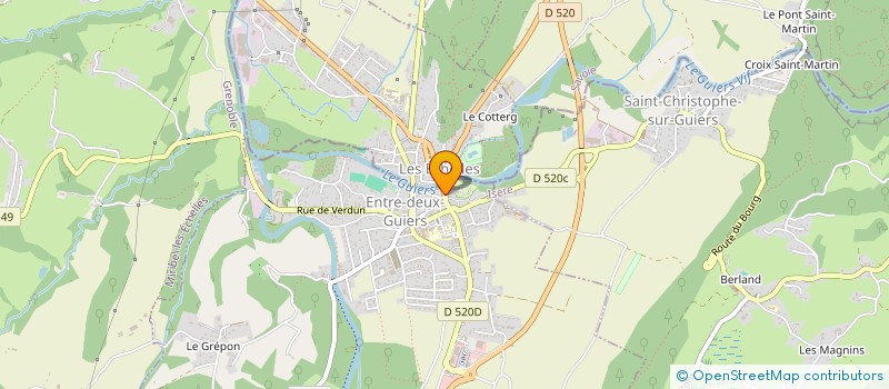 localisation de l'entreprise MONSIEUR ERIC GANNE  ENTRE-DEUX-GUIERS