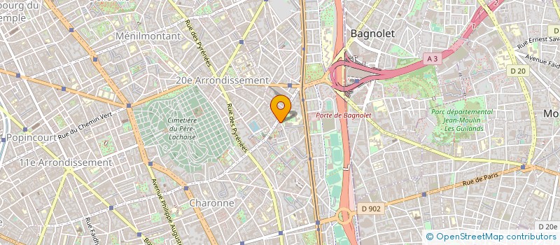 localisation de l'entreprise MONSIEUR ERIC GANTET  PARIS