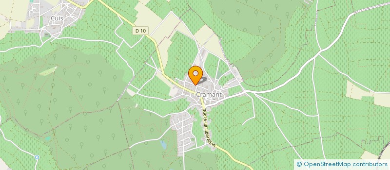 localisation de l'entreprise MONSIEUR ERIC GANTOIS à CRAMANT
