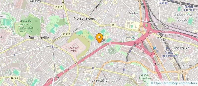 localisation de l'entreprise MONSIEUR ERIC GAO à NOISY-LE-SEC