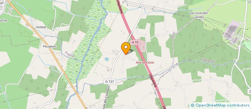 localisation de l'entreprise MONSIEUR ERIC GARANX  CEZAC