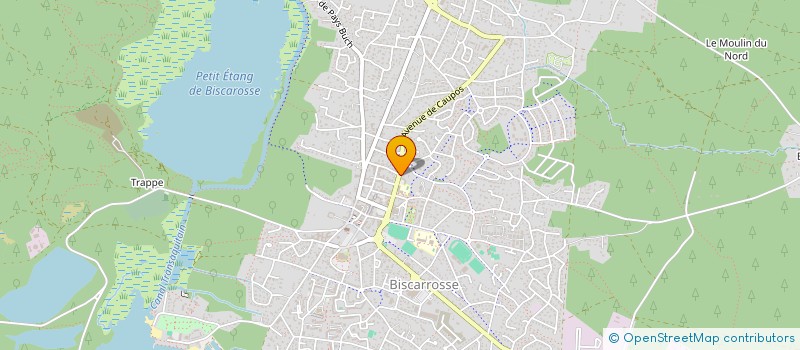 localisation de l'entreprise MONSIEUR ERIC GARCIA  BISCARROSSE