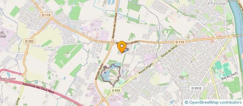 localisation de l'entreprise MONSIEUR ERIC GARGADENNEC  ROQUEFORT