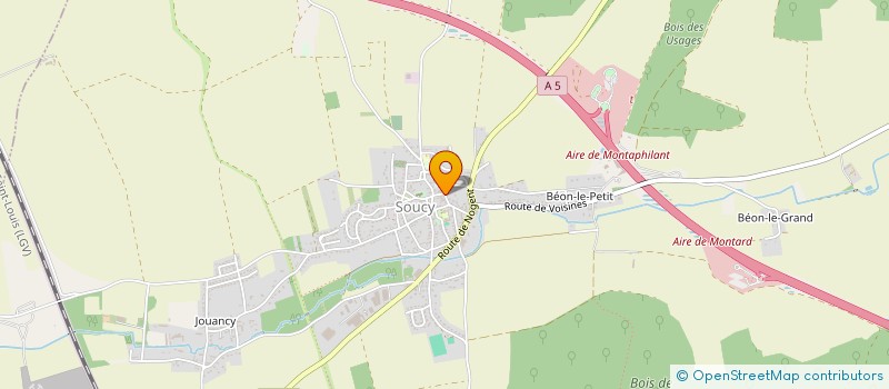 localisation de l'entreprise MONSIEUR ERIC GARNAULT  SOUCY