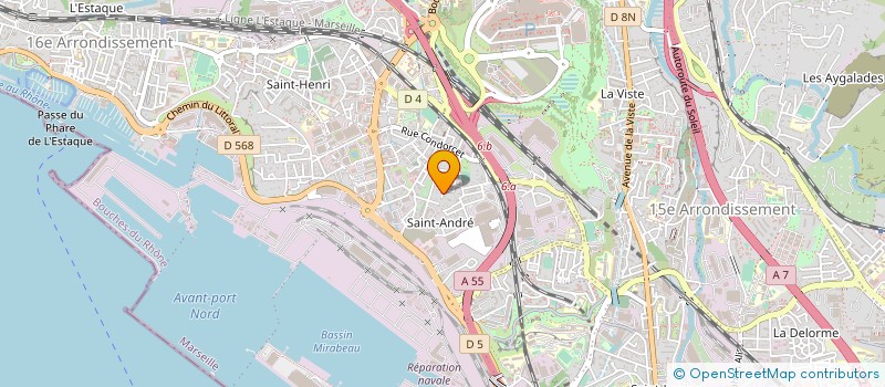 localisation de l'entreprise MONSIEUR ERIC GARNERO  MARSEILLE 16