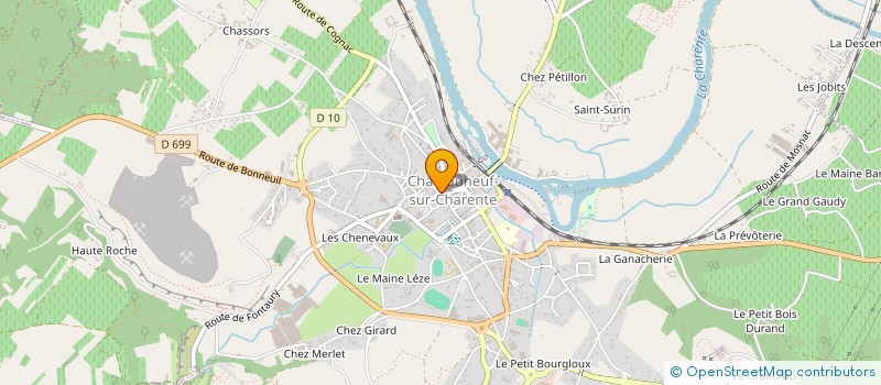 localisation de l'entreprise MONSIEUR ERIC GARNIER à CHATEAUNEUF-SUR-CHARENTE