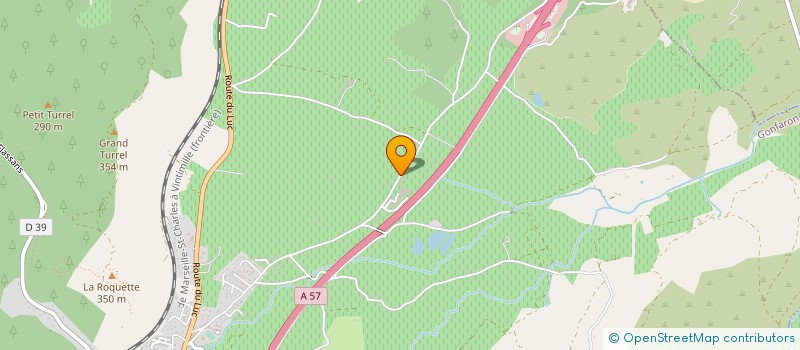 localisation de l'entreprise MONSIEUR ERIC GASTAUD  GONFARON