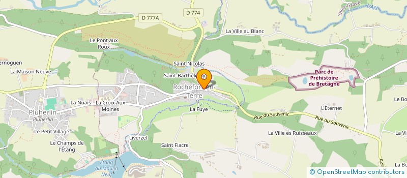 localisation de l'entreprise MONSIEUR ERIC GATEAU à ROCHEFORT-EN-TERRE