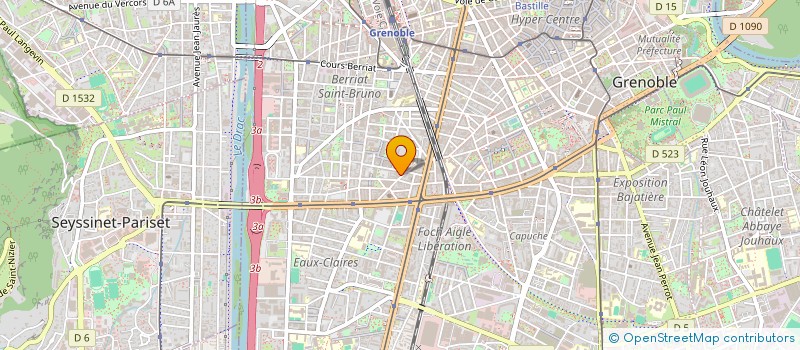 localisation de l'entreprise MONSIEUR ERIC GAUDARD  GRENOBLE